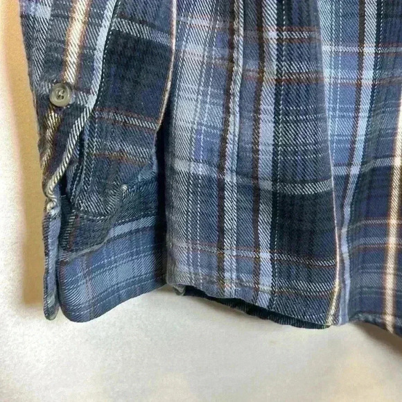 Penmans Vintage Plaid Men's Small Long Sleeve Button Down Shirt 100% Cotton Warm - Picture 4 of 6